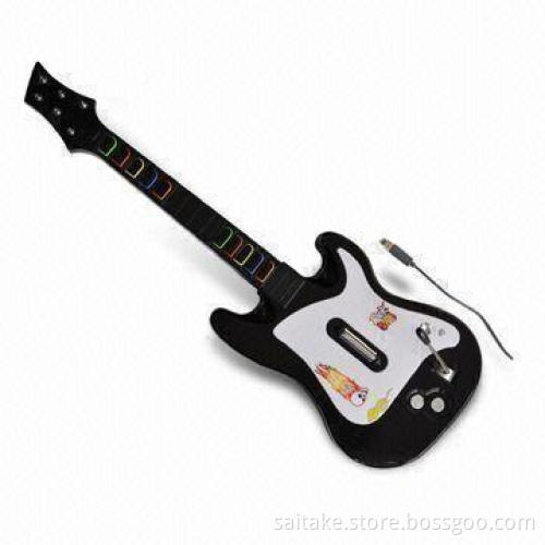 Wired Guitar Controller for XBOX360 with 10-color Buttons/Strum Bar/Start/Select/Trill Bar